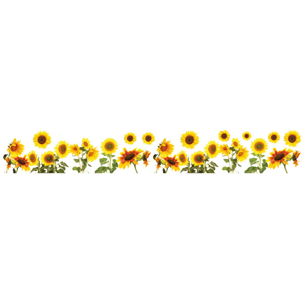 Sunflowers+Border+Wall+Decal